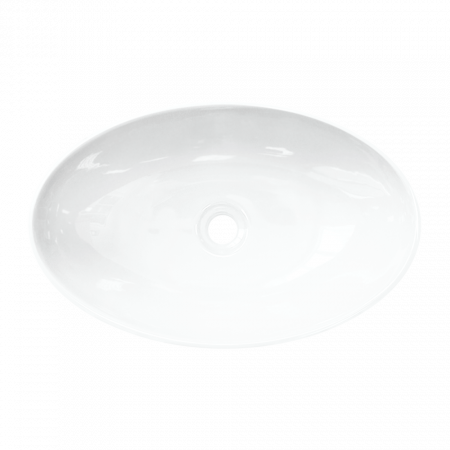 Раковина накладная 55см Sanita Luxe Ringo Slim RNGSLWB01S белый